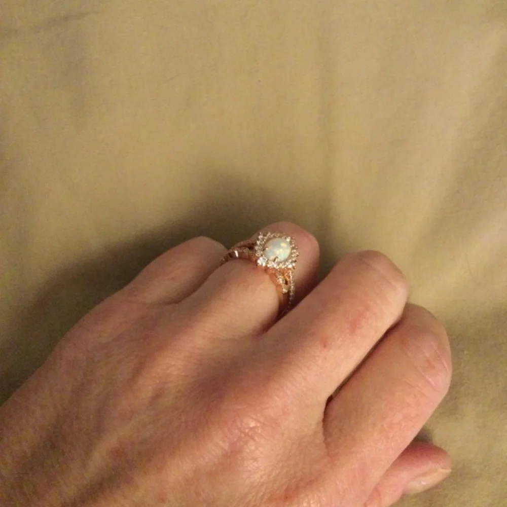 Stackable Opal fashion ring - Picture 6 of 7